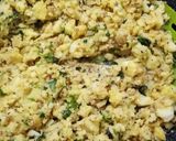 A picture of step 7 of Aloo ka bharta.