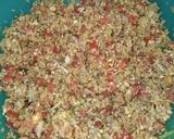 A picture of step 2 of Bitter gourd with beef mince filling (qeema bhare karely).