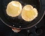 A picture of step 4 of Thandai malpua with rabdi mousse.
