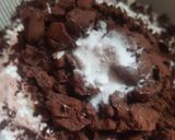 Gambar langkah 3 resipi Apam Pisang Coklat Kukus.