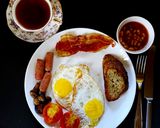 A picture of step 9 of English Breakfast.