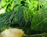 A picture of step 1 of Creamy rich green gravy for koftas.