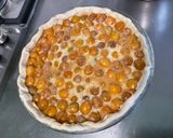 Une image de l'étape 9 de Tarte amandine aux mirabelles.