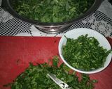 A picture of step 1 of Makki ka Methi pratha (winter special).