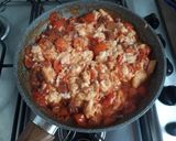 A picture of step 2 of My Style Pugliese Stuffed Peppers.