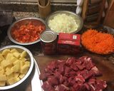 Foto del paso 1 de la receta: Guiso de arroz y carne