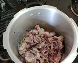 A picture of step 4 of Mutton Do Pyaza.