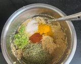 A picture of step 2 of Green Gram (Moong Dal) Pakoda.