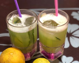 A picture of step 3 of Cucumber drink🍋🥒.