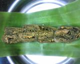 A picture of step 8 of Aalu(patra) vadi.