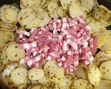 Une image de l'étape 3 de Pommes de terre pesto/ parmesan.