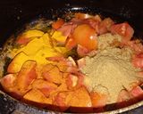 A picture of step 4 of Paneer Chaman.