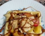 Foto del paso 14 de la receta: Waffles con ensalada de frutas y helado