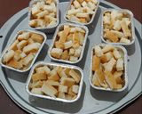 Foto langkah ke 2 dari resep Pudding Pinggiran Roti Tawar.