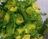 A picture of step 1 of Karela dopyaza.