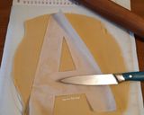 Foto del passaggio 15 della ricetta Cream tart (letter cake o alphabet cake)