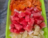 Foto langkah ke 1 dari resep Jus Semangka Mix Wortel Lemon.