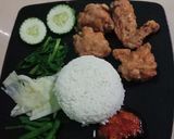Foto langkah ke 6 dari resep Nasi Lalap khas Kota Tarakan.