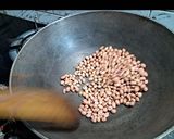A picture of step 1 of (sesame peanuts mawa burfi).