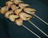 Foto langkah ke 5 dari resep Sate Udang Bakar Saos Tiram (#pr_olahanudang).