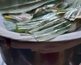 A picture of step 8 of Haldi Patra Pitha/Enduri Pitha(made with turmeric leaves).