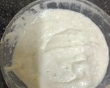 A picture of step 3 of Urad Dal wadas.
