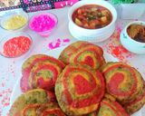 कलरफुल पूरी colourful Puri रेसिपी चरण 6 फोटो