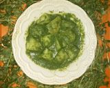 A picture of step 4 of Dhaniya aloo.