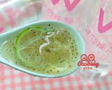 A picture of step 9 of Basil Seed Lemon Winter Melon Drink.