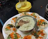 A picture of step 10 of Oats mixed idli batter vegetables Idli Chutney.