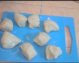 Foto langkah ke 4 dari resep Resep roti sobek super lembut anti gagal tanpa oven.