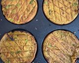A picture of step 2 of Mini sattu dosa bites.