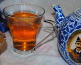 A picture of step 5 of Black tea with orange peel and cinnamon.