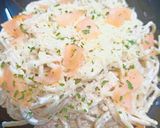 Kapros-tejszínes, lazacos spagetti 🍝 recept fázis 5 fotója