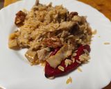 Foto del paso 7 de la receta: Arroz con secreto, setas y bacón