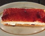 A picture of step 25 of White Chocolate Layered Torte with Rasberry and White Chocolate Cream.