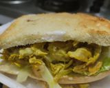 Foto del paso 9 de la receta: Sándwich🥪de pollo🍗y vegetales frescos🥙🌯🥗