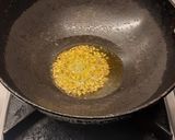 A picture of step 5 of Corn paneer capsicum curry.