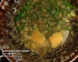 A picture of step 6 of Ridge gourd egg fry.