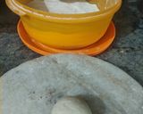 A picture of step 1 of Poori.