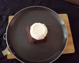 A picture of step 9 of Sizzling Chocolate Brownie With Venila Ice cream.