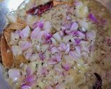 A picture of step 2 of Kathiyawadi Vaghareli Khichdi and Kadhi.
