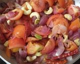 A picture of step 1 of Makhani Paneer.