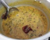 A picture of step 6 of Radish Greens Dal| Mooli ke pattewali dal.