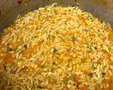 A picture of step 3 of Masala orzo pasta.