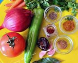 Foto del paso 1 de la receta Garbanzos y langostinos con reducción de las cabezas