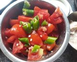 A picture of step 4 of Chole Bedmi Puri.