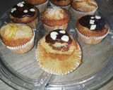 Foto del paso 2 de la receta: Magdalenas de flan doble chocolate