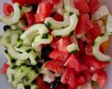 Foto del paso 4 de la receta: Ensalada de pasta con sabor mediterráneo