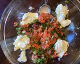 A picture of step 3 of California Farm Salmon Tartare.